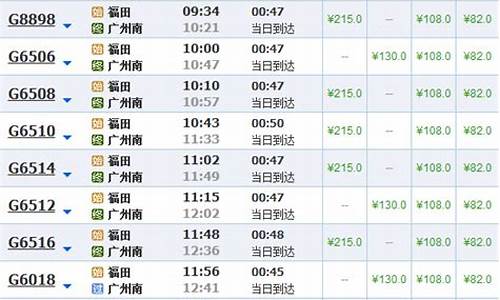 广州南站高铁时刻表查询_恩施到广州南站高铁时刻表查询