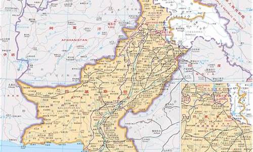 巴基斯坦地图中文版全图_巴基斯坦地图中文版全图详解