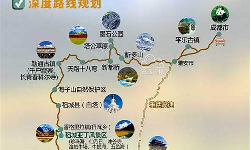 川西自驾游最佳线路_川西自驾游最佳线路图