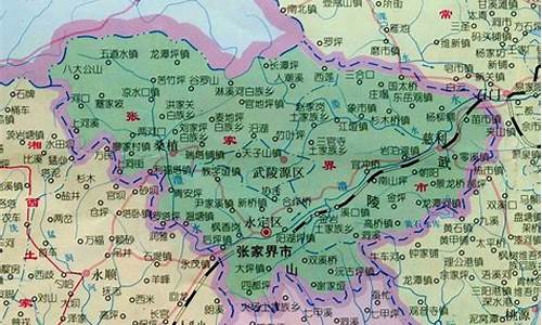 张家界地图全图_张家界地图全图高清版